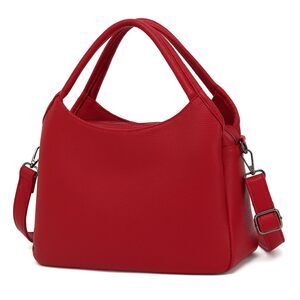4317 Vegan Leather Purses with Detachable Satchel Strap, Handbags Work Tote